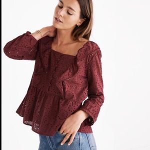 Madewell Eyelet Top